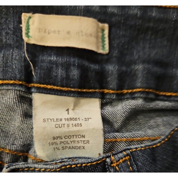 PIPERS CLOSET JUNIORS SZ 1 TALL SKINNY JEANS - Picture 6 of 6